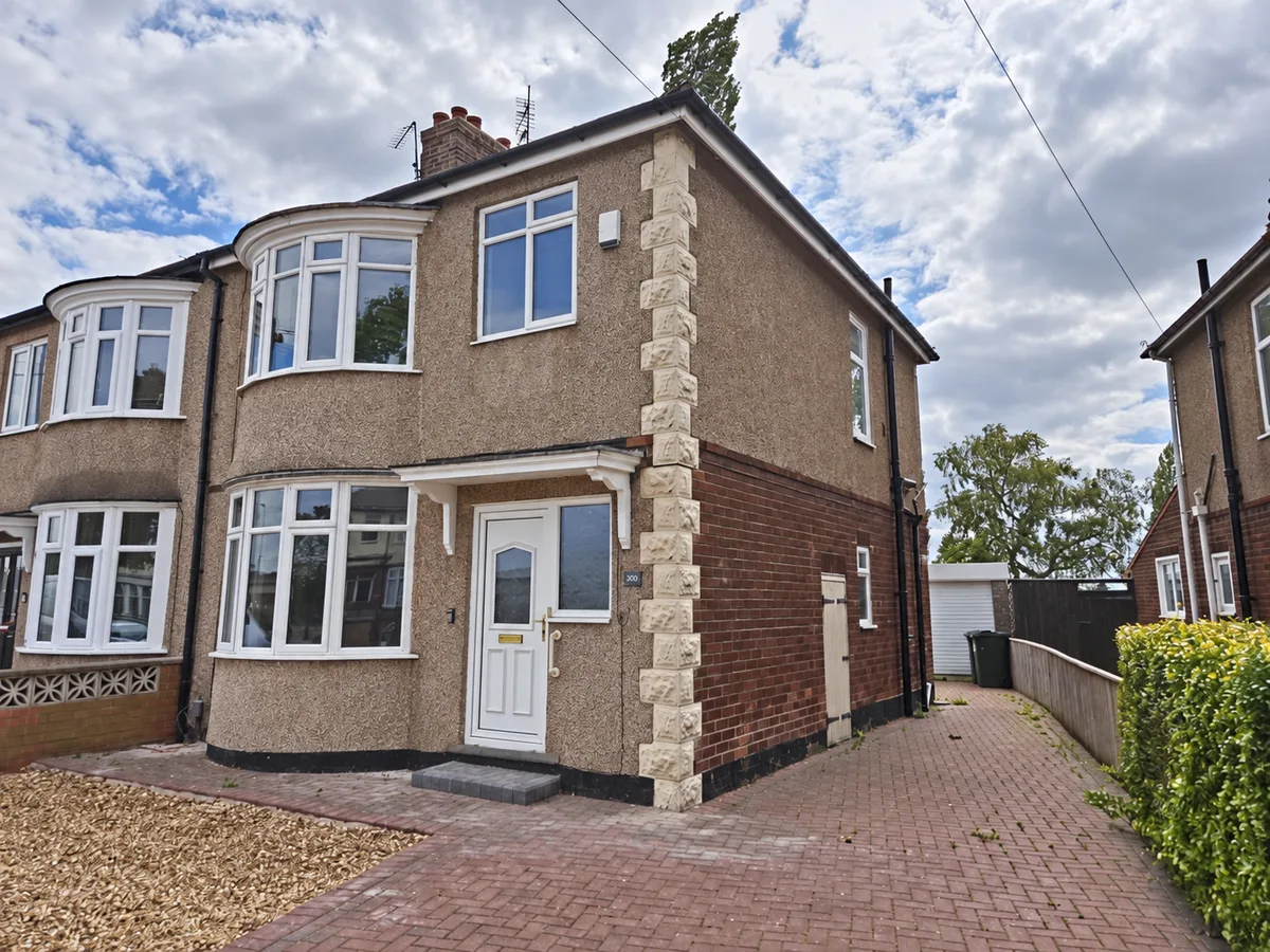 Front exterior of the Yarm Road refurbishment property
